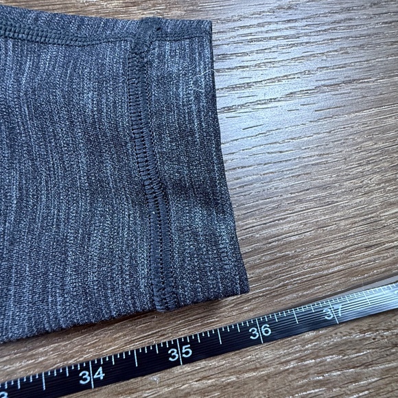Lululemon Wunder Under Hi-Rise Tight Full On Luxtreme Heathered Black Sz 6, 28" - Picture 6 of 7